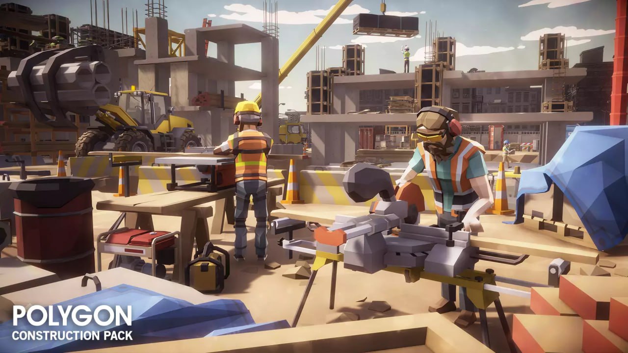 POLYGON Construction - Low Poly 3D Art by Synty📱 - изображение 2